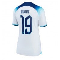 Camisa de time de futebol Inglaterra Mason Mount #19 Replicas 1º Equipamento Feminina Mundo 2022 Manga Curta